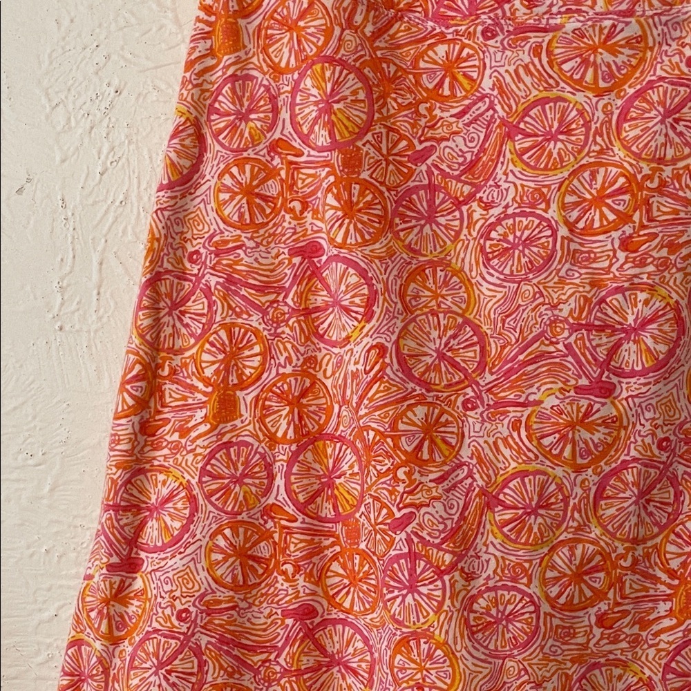Y2K Vintage Lilly Pulitzer Pink and Orange Strapless Dress/Skirt size XSMALL - Picture 4 of 6